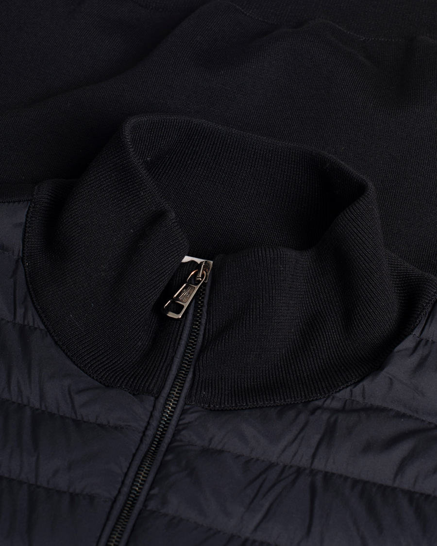Homme | Pulls Et Tricots | Pre-owned | Moncler Cardigan Down Hybrid Navy