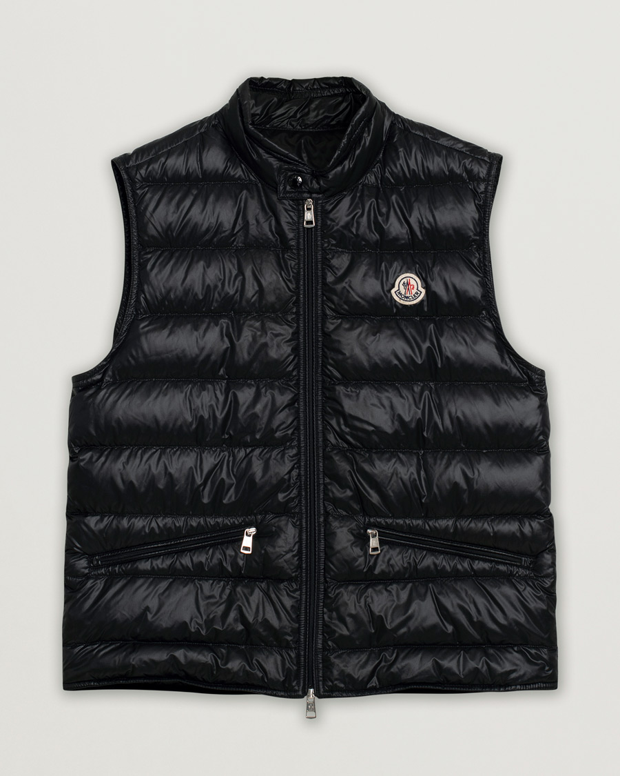 Heren | Jassen | Pre-owned | Moncler Gui Vest Black