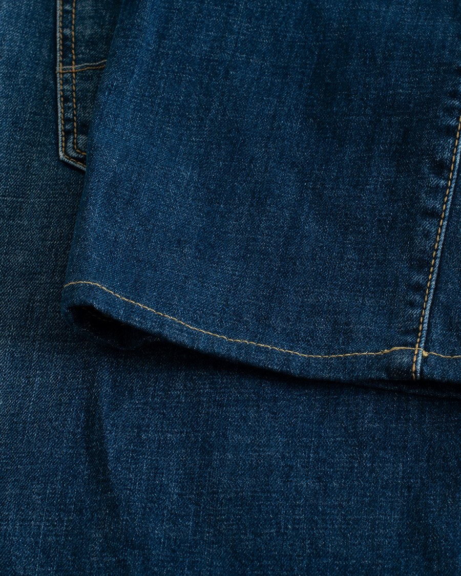 Homme | Jeans | Pre-owned | Jacob Cohën 688 Slim Fit Jeans Mid Blue