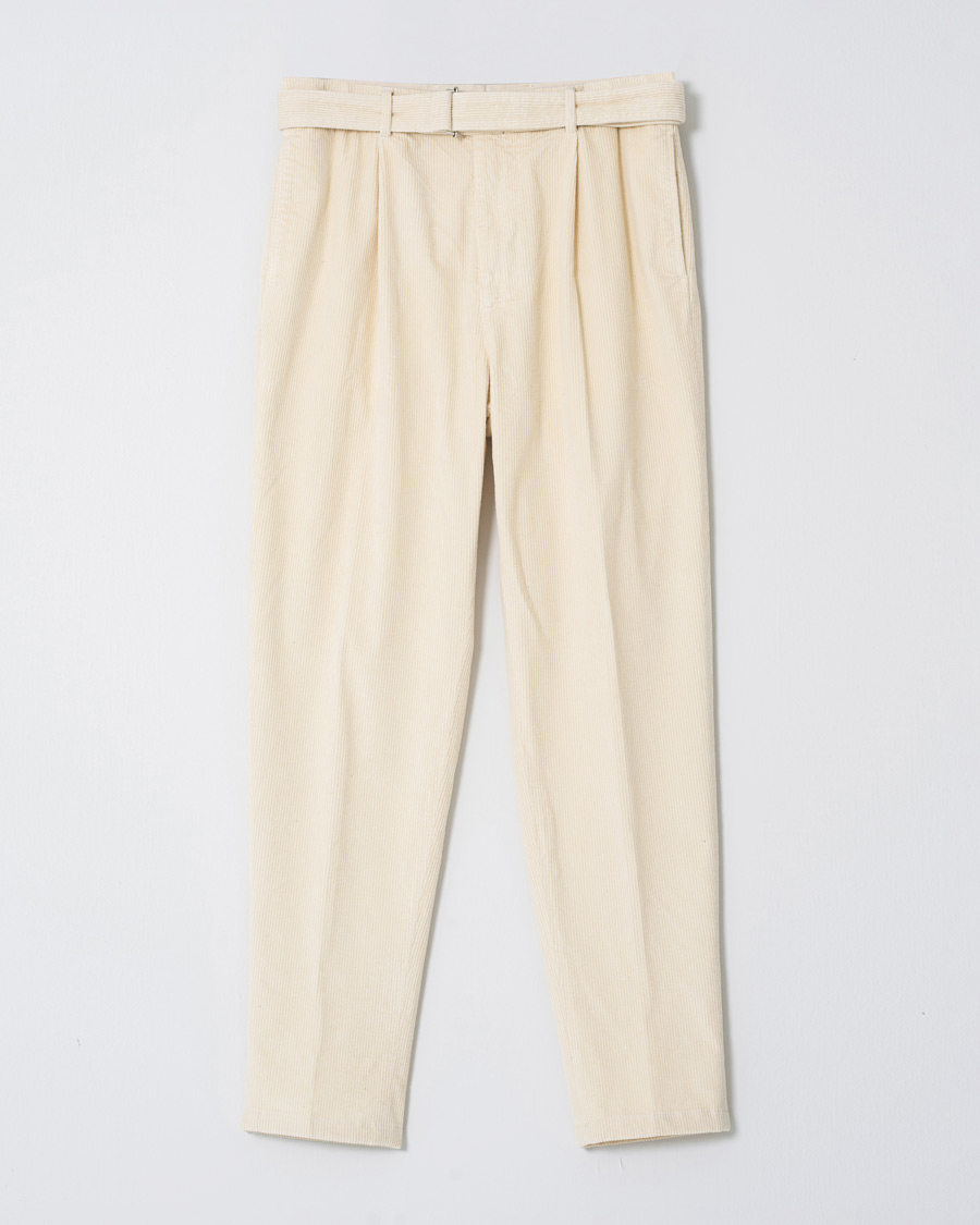 Homme | Pantalons | Pre-owned | Altea Slim Fit Corduroy Trousers Ivory S