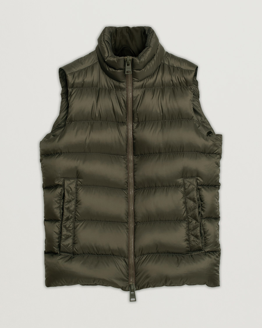 Homme | Manteaux Et Vestes | Pre-owned | Herno Globe Down Puffer Gilet Forest Green