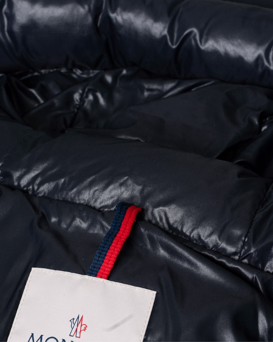 Heren | Jassen | Pre-owned | Moncler Ecrins Gloss Down Jacket Navy