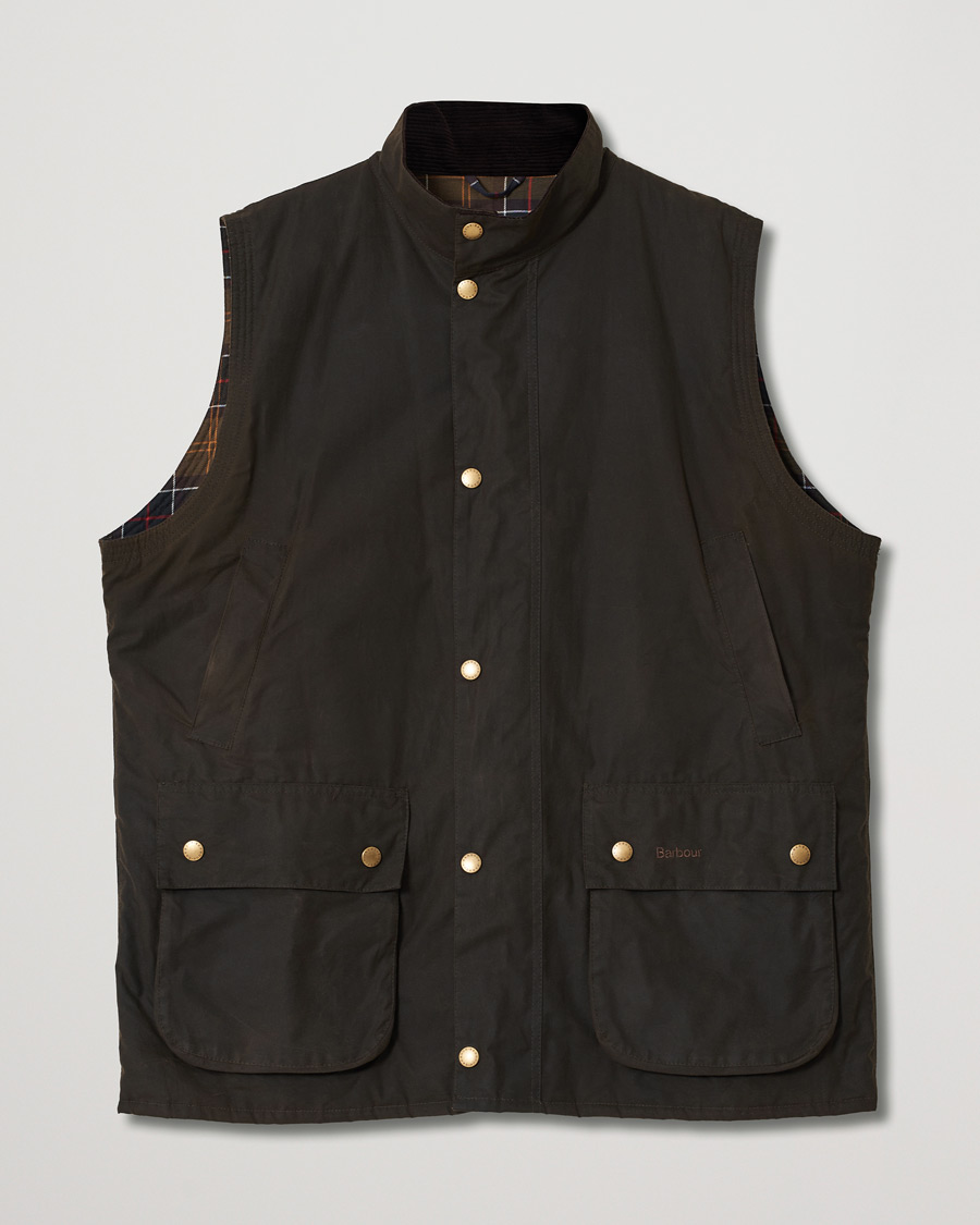 Homme | Manteaux Et Vestes | Pre-owned | Barbour Lifestyle New Westmorland Waxed Vest Olive