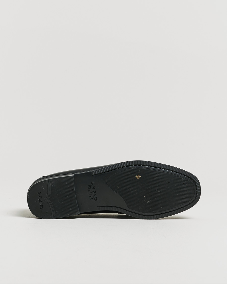 Homme | G.H. Bass Easy Weejuns Larson Penny Loafers Black Leather 43 | Pre-owned | G.H. Bass Easy Weejuns Larson Penny Loafers Black Leather 43