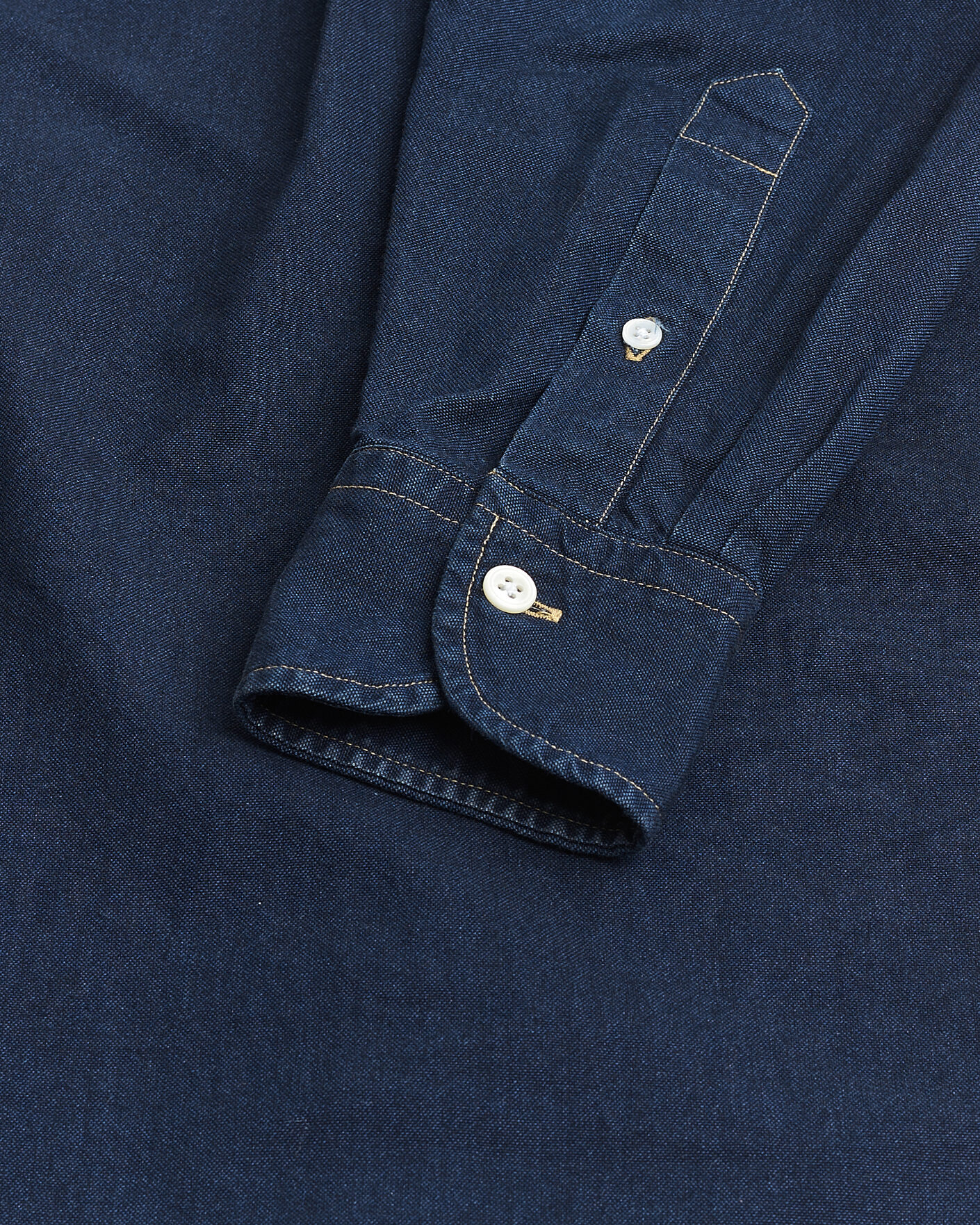Homme | Pre-owned Chemises | Pre-owned | Drake's The American Flap B.O Oxford Shirt Navy 15,5(39 - M)