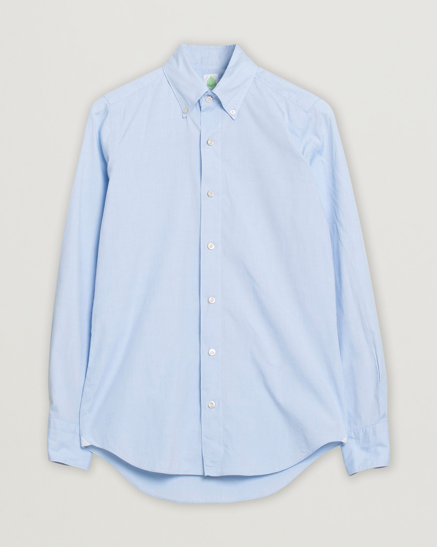 Homme | Chemises | Pre-owned | Finamore Napoli Tokyo Slim Fit Oxford Shirt Light Blue