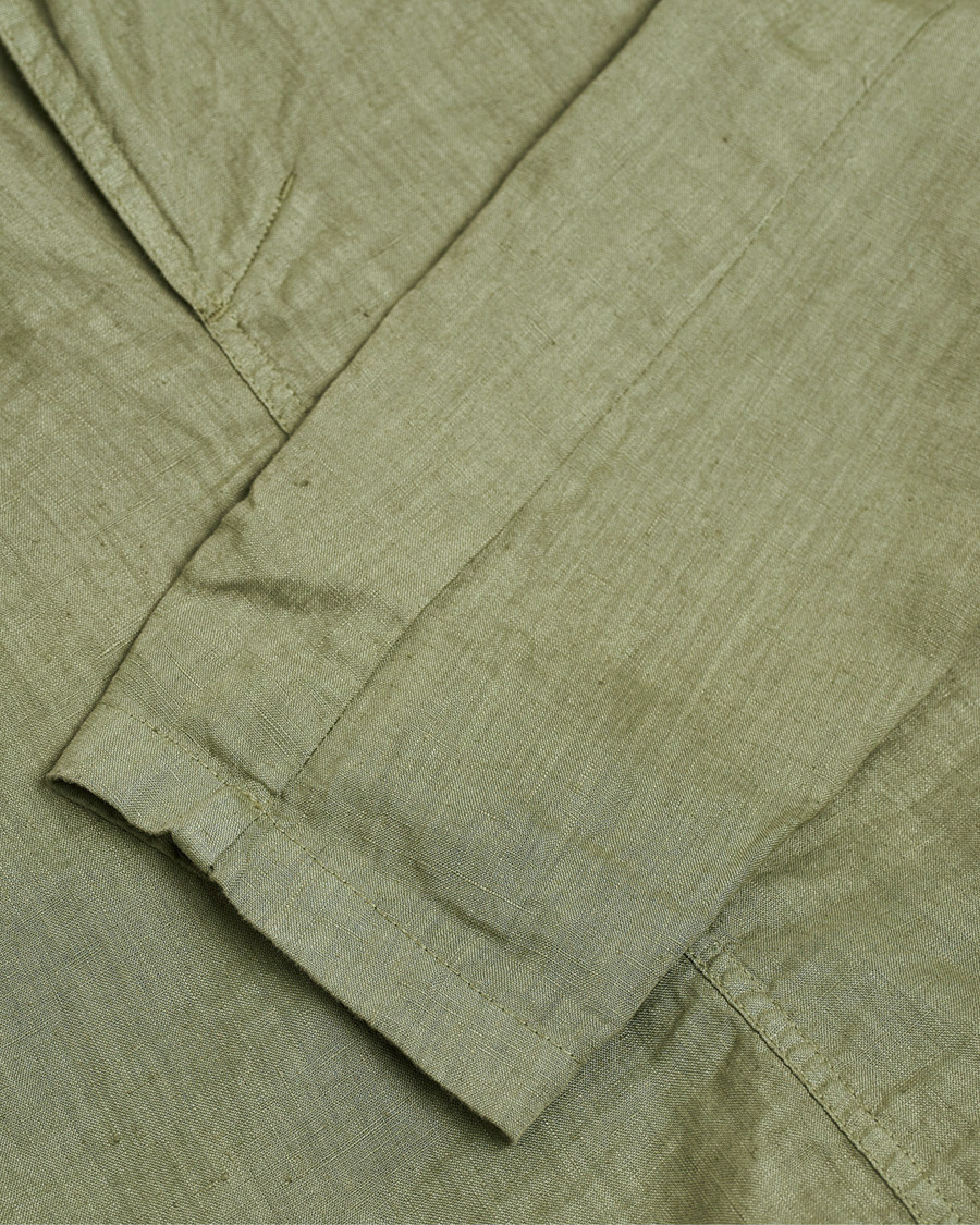 Homme | Blazers | Pre-owned | Aspesi Samuraki Linen Blazer Military