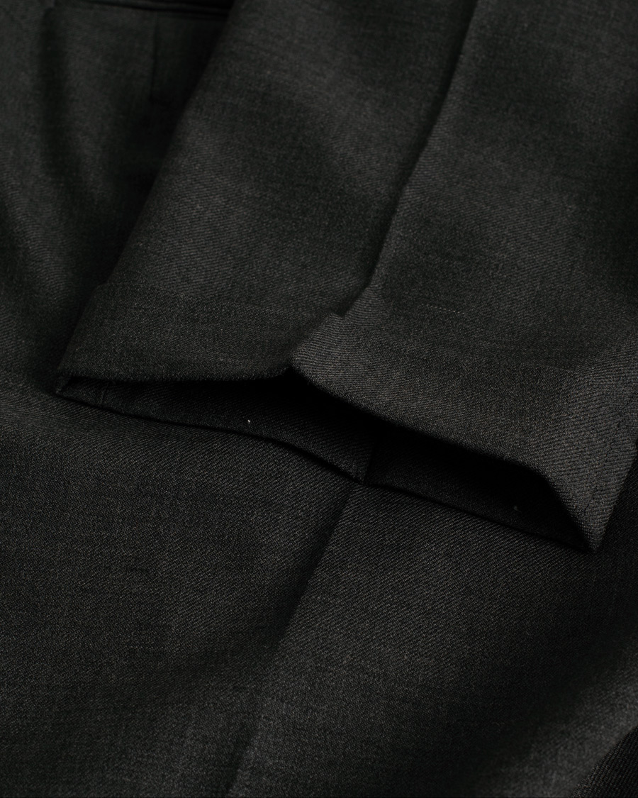 Homme | Pantalons | Pre-owned | Berwich Retro Elax Wool Trousers Dark Grey 46