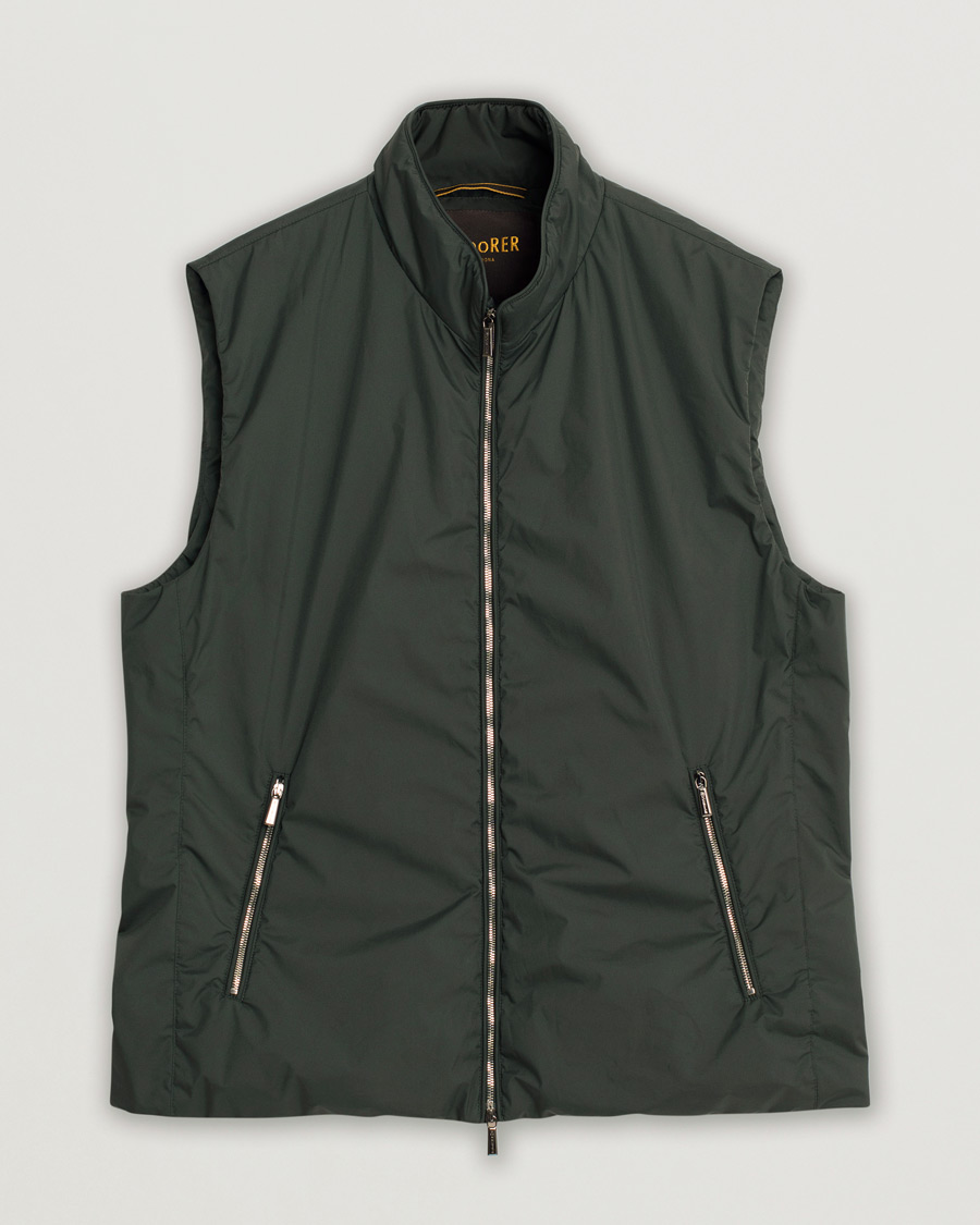 Homme | MooRER Senio Padded Vest Forest | Pre-owned | MooRER Senio Padded Vest Forest