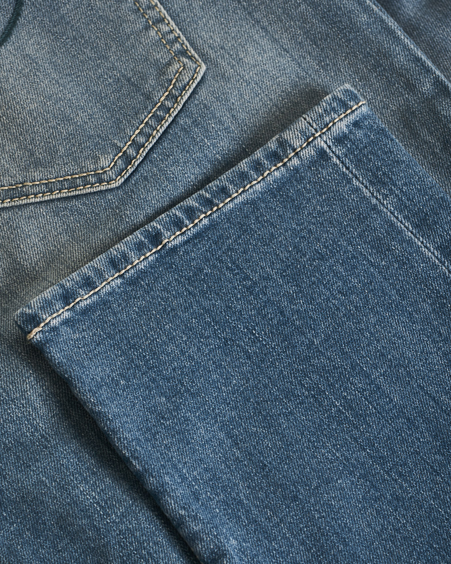 Homme | Jeans | Pre-owned | Jacob Cohën Nick 622 Slim Fit Stretch Jeans Light Blue W38