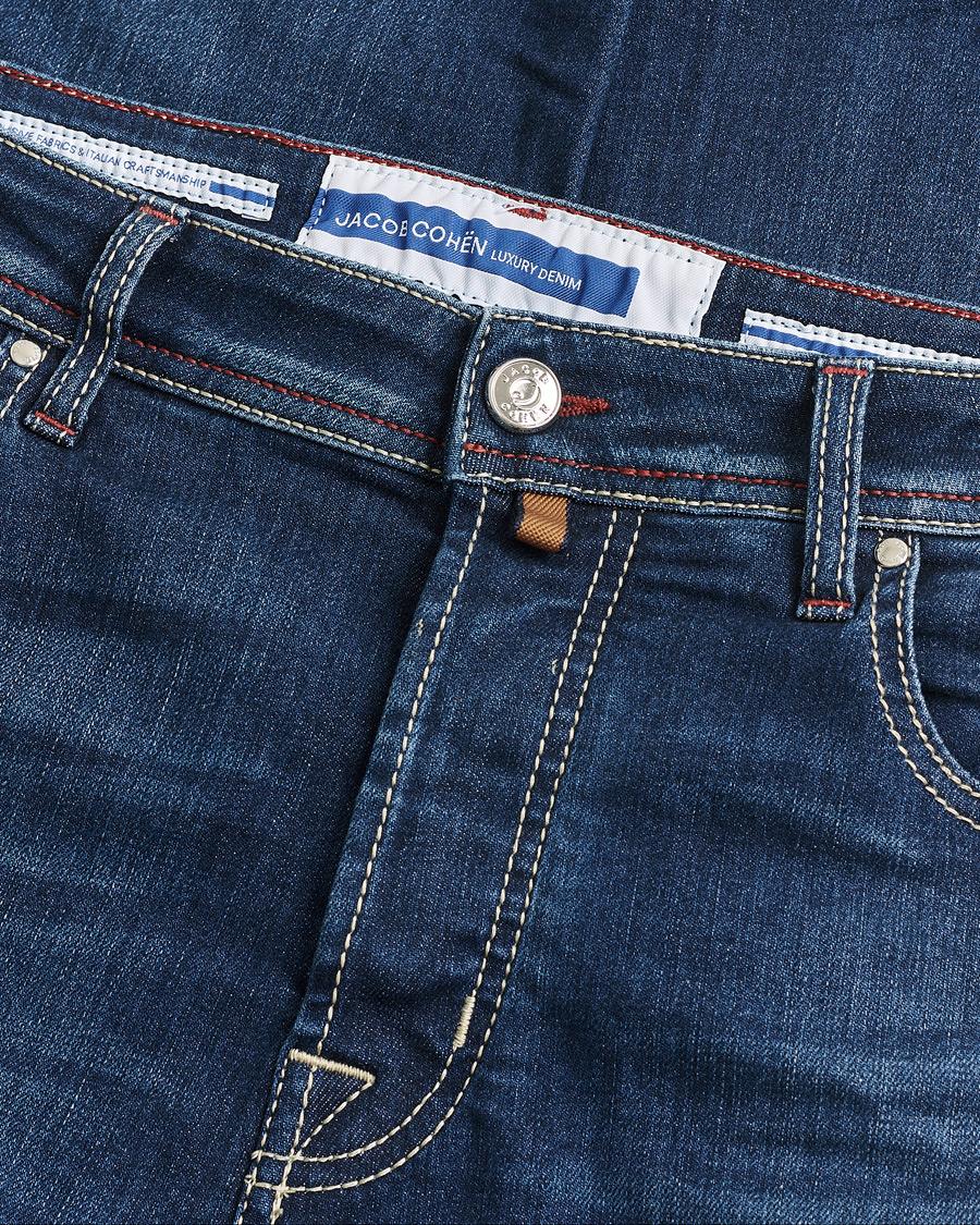 Homme | Pre-owned Jeans | Pre-owned | Jacob Cohën Bard 688 Slim Fit Stretch Jeans Medium Dark W34