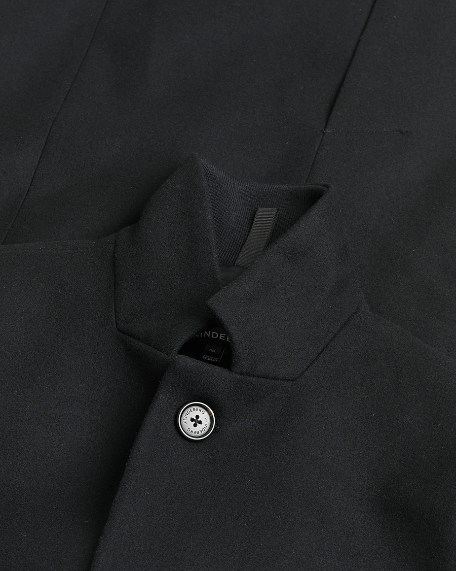 Heren | Pre-owned Jassen | Pre-owned | J.Lindeberg Holger 2.0 Melton Coat Black 50