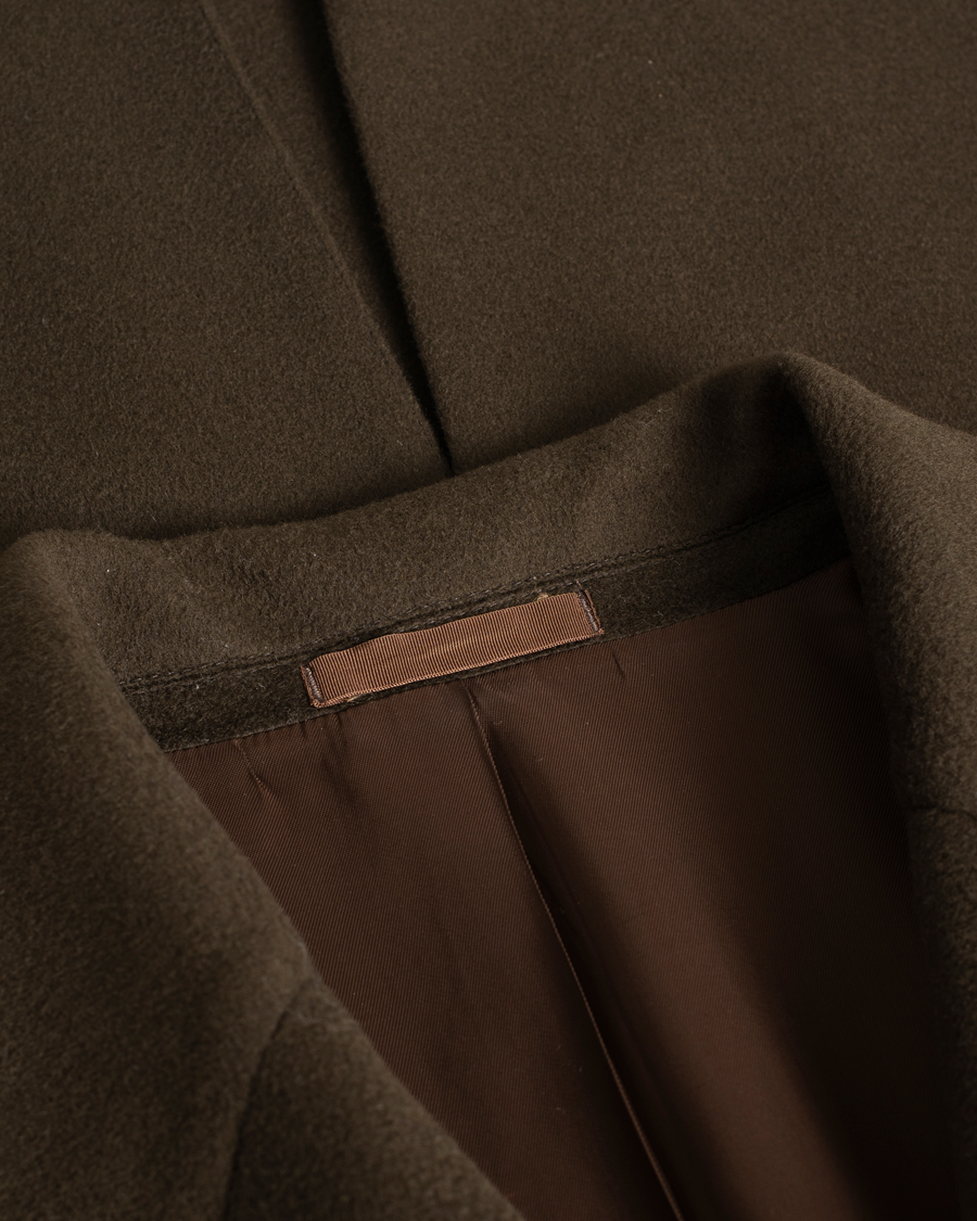 Heren | Jassen | Pre-owned | Tiger of Sweden Jeean Wool Coat Dark Green