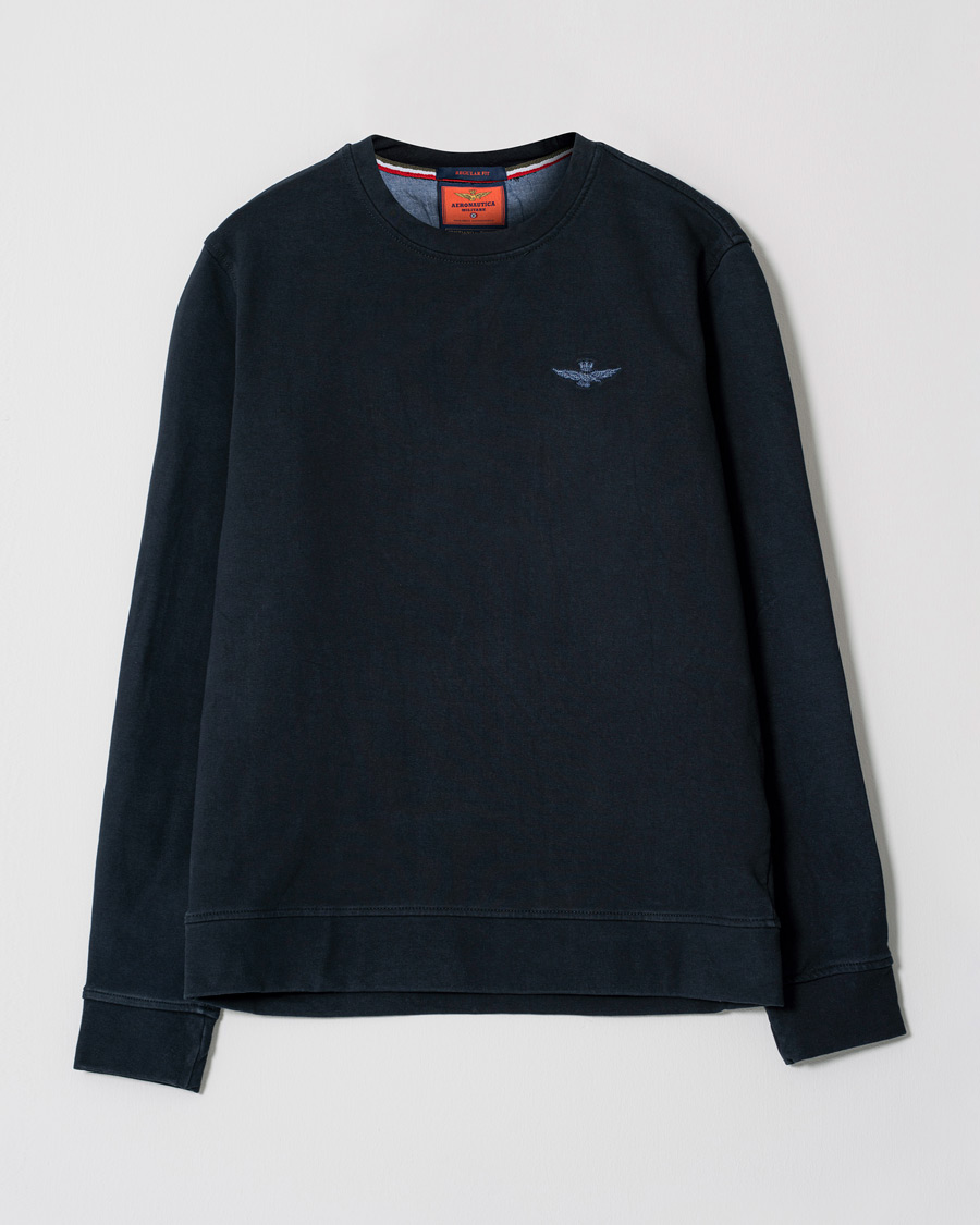 Homme | Pulls Et Tricots | Pre-owned | Aeronautica Militare Felpa Sweatshirt Blu Scuro L
