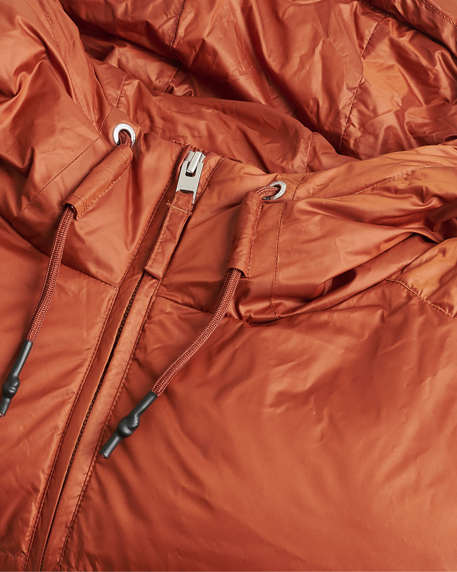 Homme | Pre-owned Manteaux Et Vestes | Pre-owned | GANT Shiny Puffer Hooded Jacket Rust XL