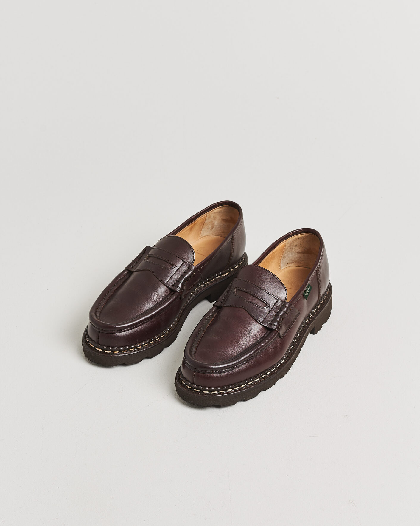Heren | Pre-owned Goodyear genaaide schoenen | Pre-owned | Paraboot Reims Loafer Cafe UK7 - EU41