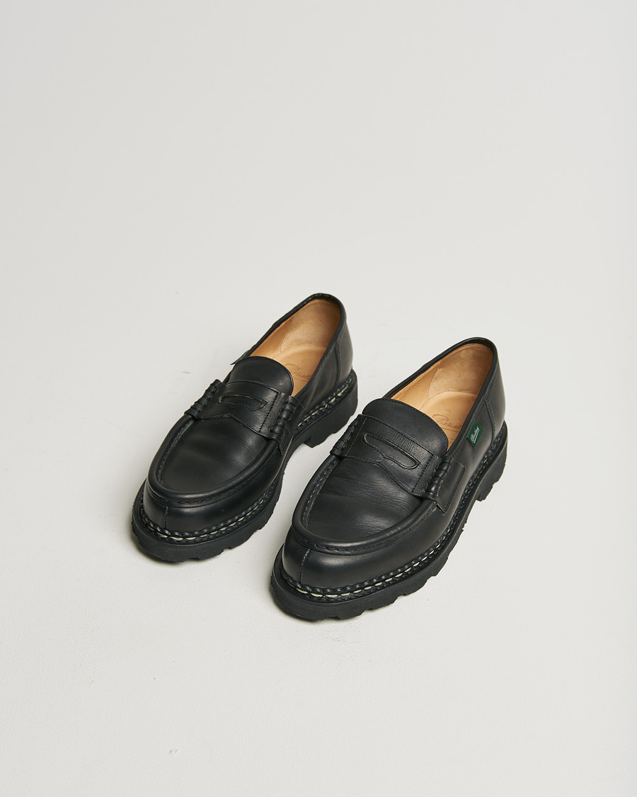 Heren | Paraboot Reims Loafer Black | Pre-owned | Paraboot Reims Loafer Black