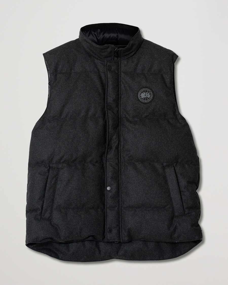 Homme | Manteaux Et Vestes | Pre-owned | Canada Goose Garson Wool Vest Carbon Melange