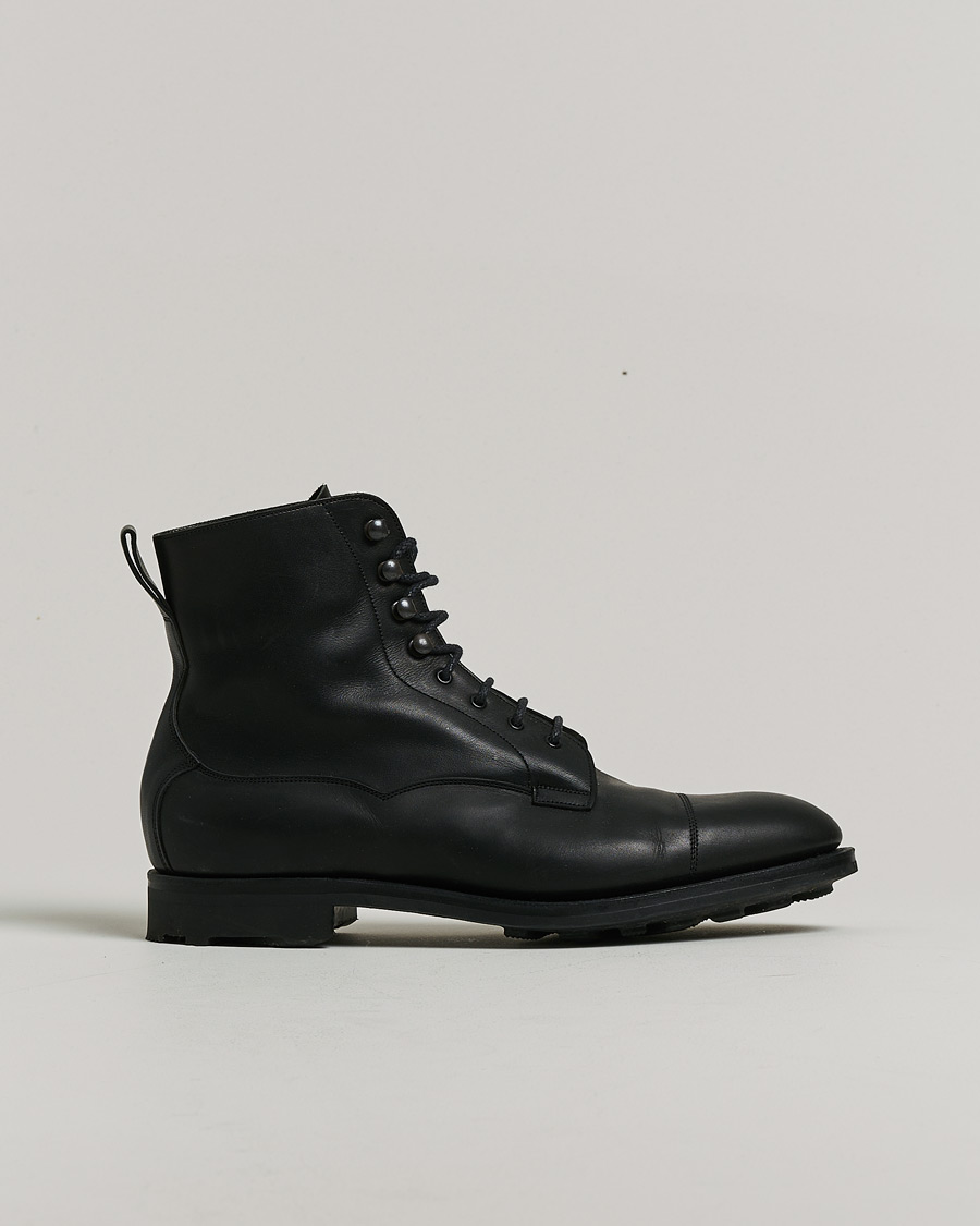 Heren | Edward Green Galway Ridgeway Boot Black Delapré | Pre-owned | Edward Green Galway Ridgeway Boot Black Delapré