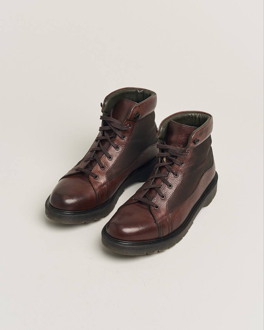 Homme | Design Loake Trimble Heat Sealed Monkey Boot Dark Brown | Pre-owned | Design Loake Trimble Heat Sealed Monkey Boot Dark Brown