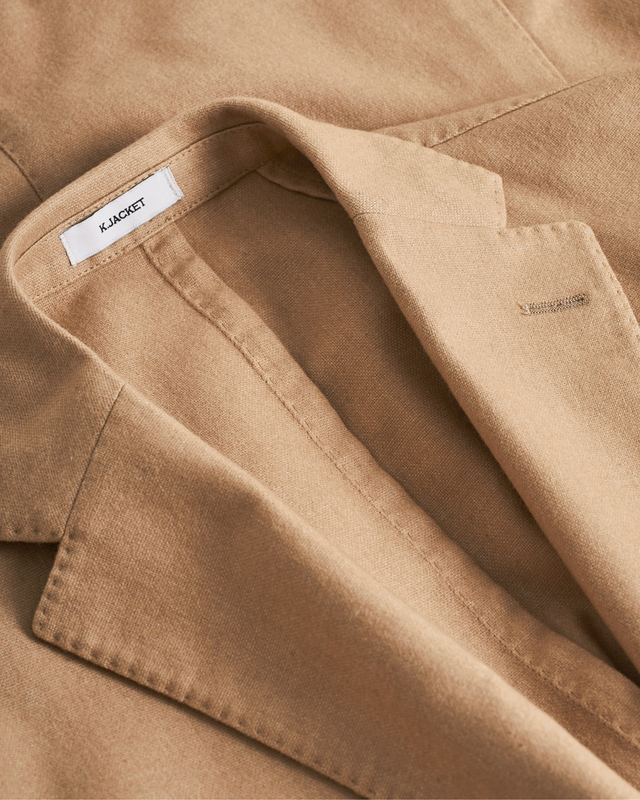 Homme | Blazers | Pre-owned | Boglioli K Jacket Dyed Flannel Blazer Beige