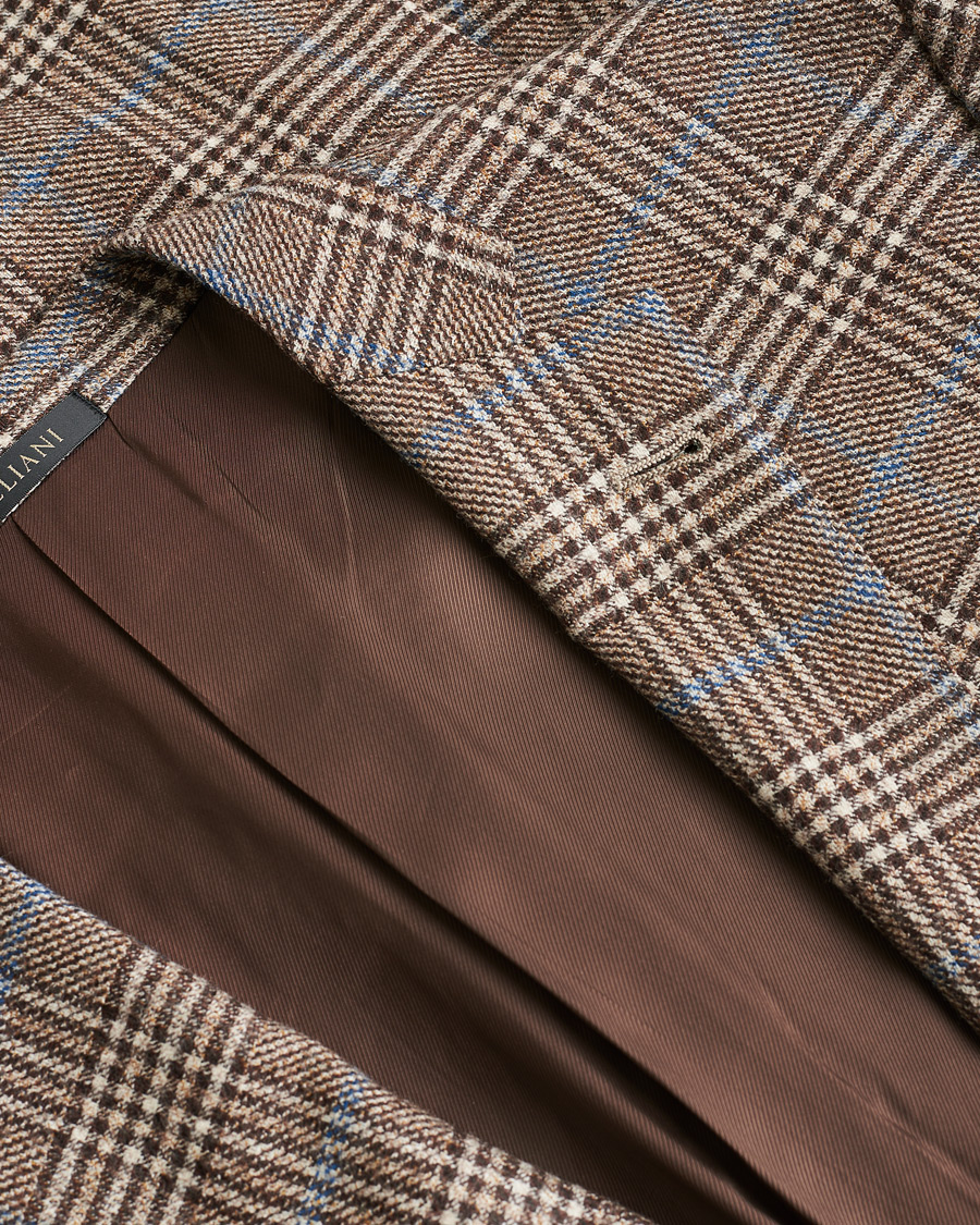 Homme | Pre-owned Blazers | Pre-owned | Corneliani Check Wool Blazer Brown 52