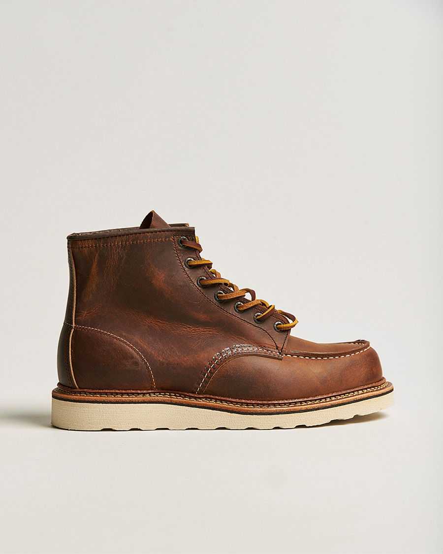 Homme | Pre-owned Chaussures | Pre-owned | Red Wing Shoes Moc Toe Boot Copper Rough/Though Leather US8 - EU41