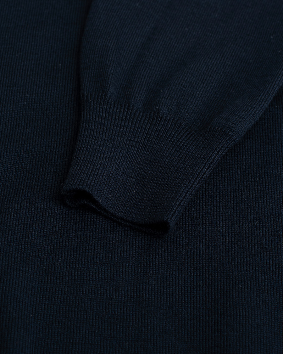 Homme | Pulls Et Tricots | Pre-owned | Gran Sasso Mock Neck Navy
