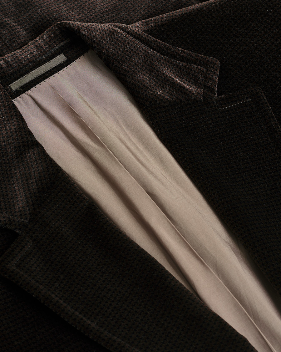 Heren | Pre-owned Blazers | Pre-owned | BOSS Velvet Blazer Brown 50