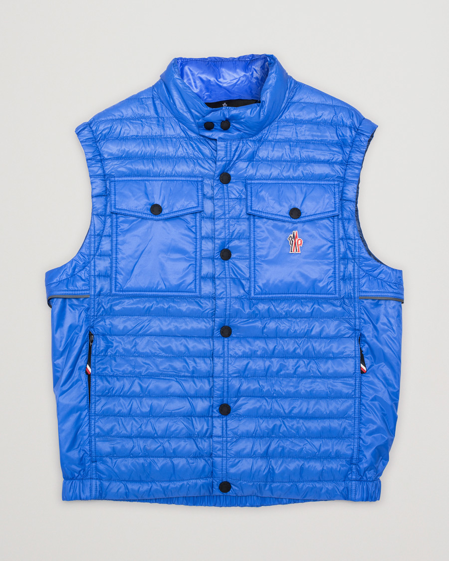 Homme | Manteaux Et Vestes | Pre-owned | Moncler Grenoble Padded Vest Clear Blue