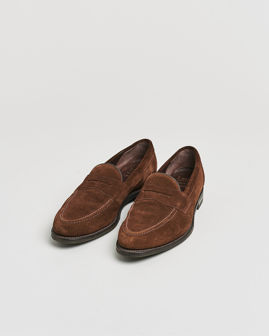 Homme | Loake 1880 Grant Shadow Sole Brown Suede | Pre-owned | Loake 1880 Grant Shadow Sole Brown Suede