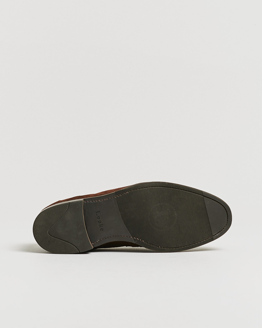 Heren | Loake 1880 Grant Shadow Sole Brown Suede | Pre-owned | Loake 1880 Grant Shadow Sole Brown Suede