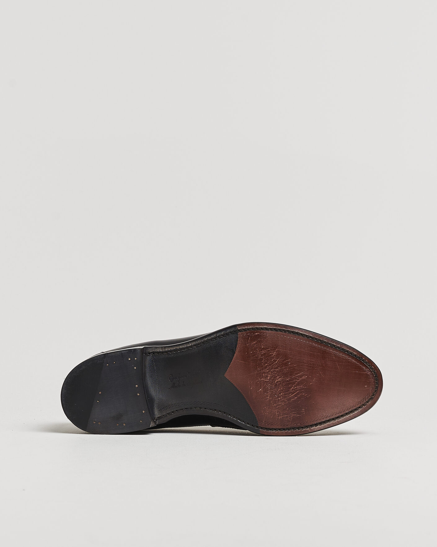 Heren | Pre-owned Goodyear genaaide schoenen | Pre-owned | Loake 1880 Hornbeam Eco Penny Loafer Black Calf UK10 - EU44