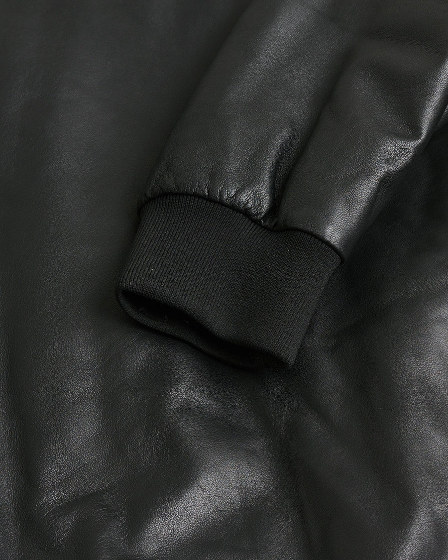 Heren | Pre-owned Jassen | Pre-owned | Z Zegna Lambskin Bomber Jacket Black M