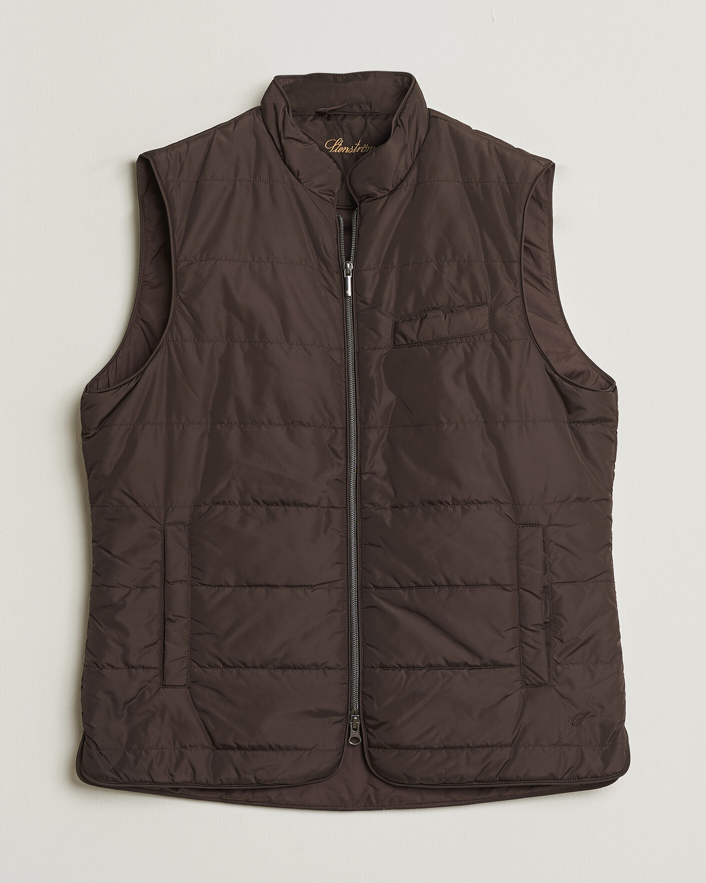 Homme | Pre-owned Manteaux Et Vestes | Pre-owned | Stenströms Padded Nylon Vest Brown M