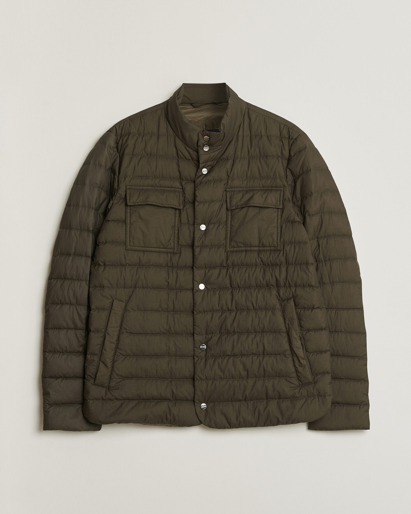 Homme | Pre-owned Manteaux Et Vestes | Pre-owned | Herno Nylon Jacket Dark Olive 48