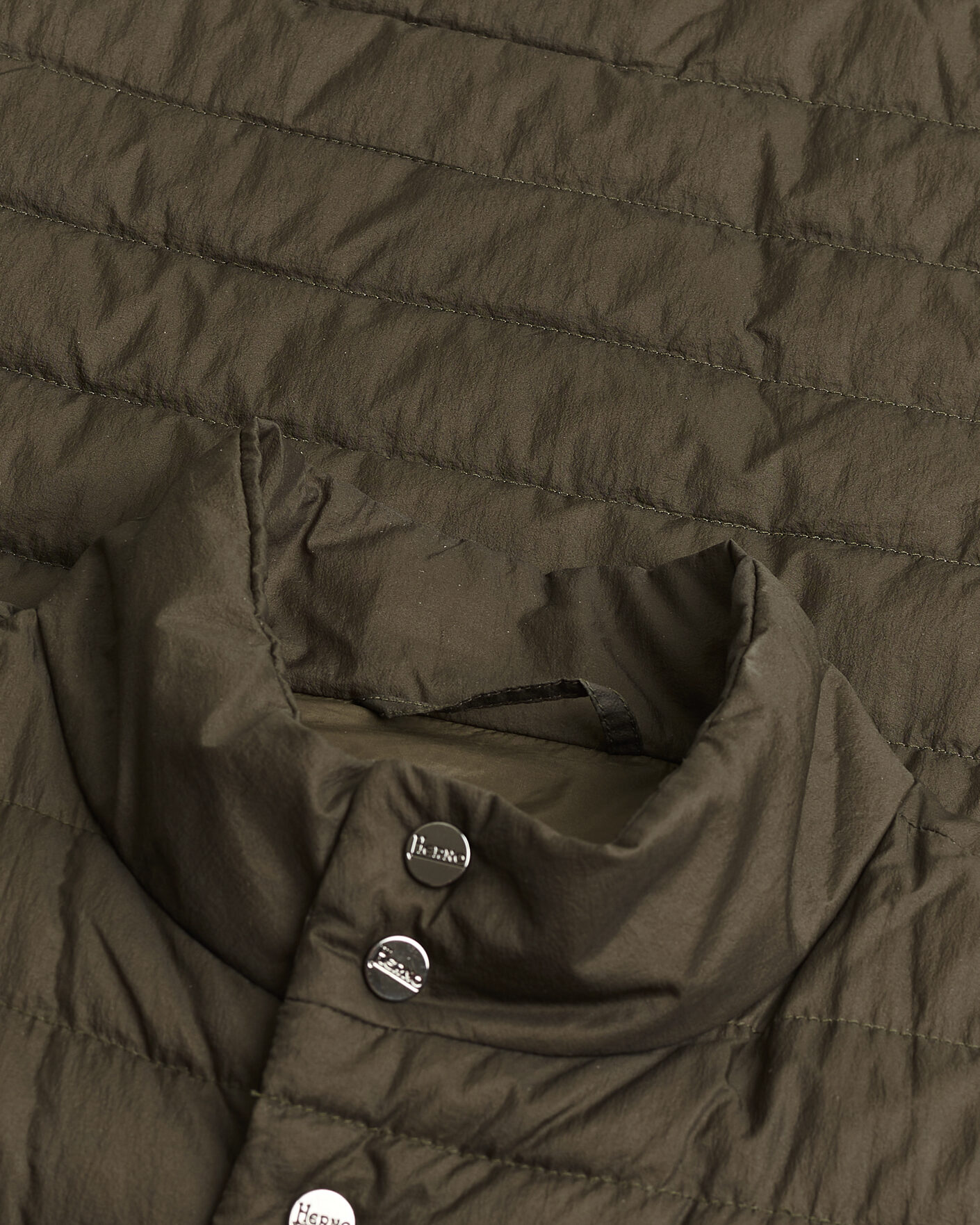 Homme | Pre-owned Manteaux Et Vestes | Pre-owned | Herno Nylon Jacket Dark Olive 48