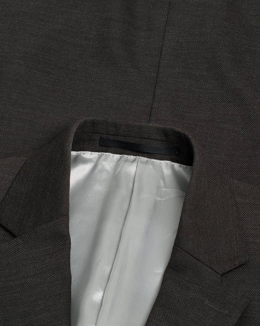 Homme | Tiger of Sweden Richmond Wool Blazer Brown 48 | Pre-owned | Tiger of Sweden Richmond Wool Blazer Brown 48