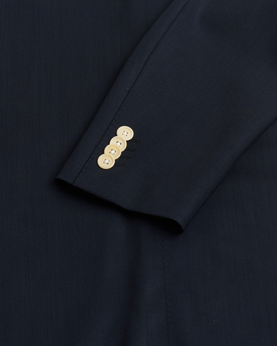 Homme | Pre-owned Blazers | Pre-owned | Corneliani Wool Hopsack Blazer Navy 48
