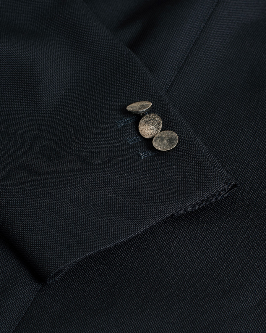 Homme | Blazers | Pre-owned | Boglioli K Jacket Wool Hopsack Blazer Navy