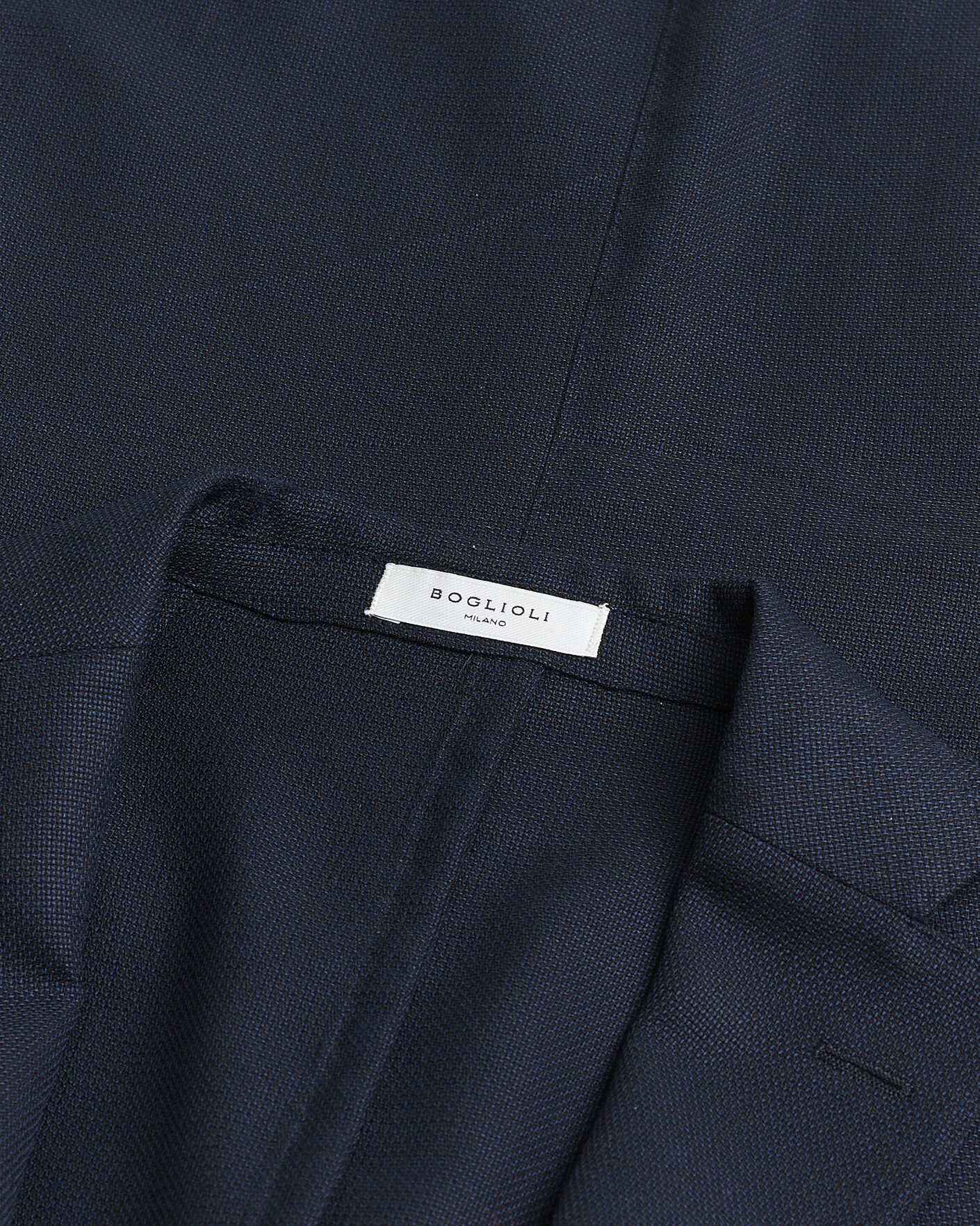 Heren | Pre-owned Blazers | Pre-owned | Boglioli K Jacket Wool Hopsack Blazer Navy 50