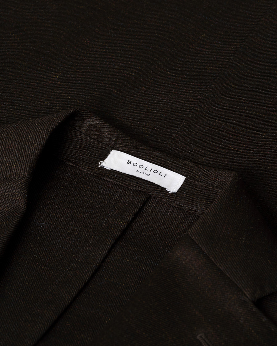Heren | Blazers | Pre-owned | Boglioli K Jacket Wool Mohair Blazer Brown 46
