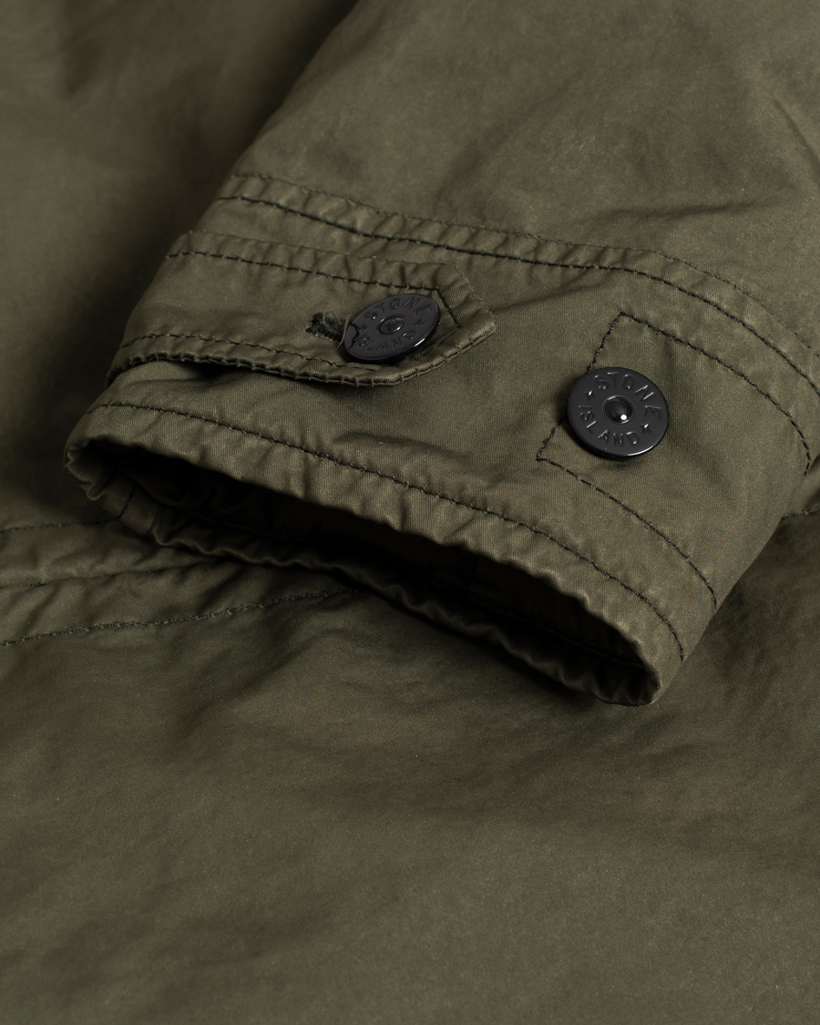 Heren | Stone Island David-TC Padded Field Jacket Olive | Pre-owned | Stone Island David-TC Padded Field Jacket Olive