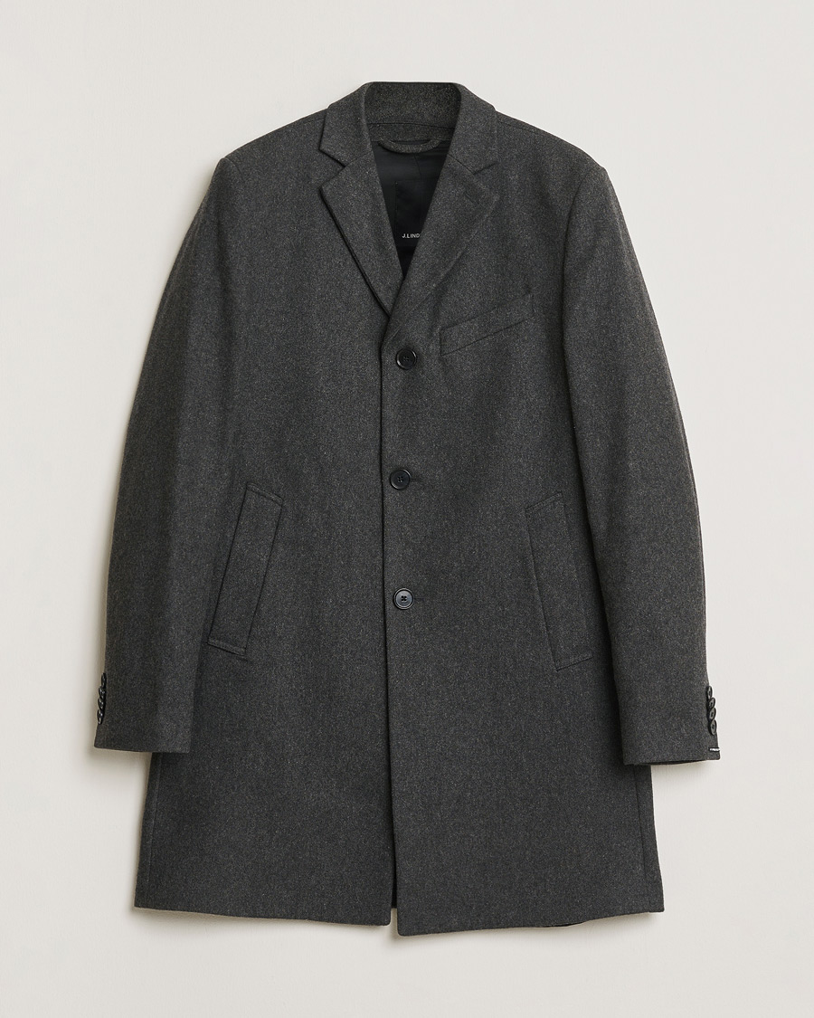 Homme | Pre-owned Manteaux Et Vestes | Pre-owned | J.Lindeberg Wool Coat Grey 50