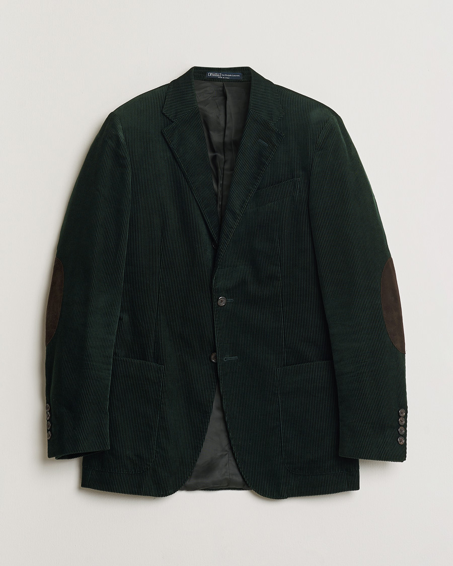 Homme | Pre-owned Blazers | Pre-owned | Polo Ralph Lauren Corduroy Green Blazer 48