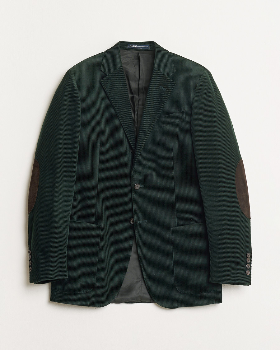 Homme | Pre-owned Blazers | Pre-owned | Polo Ralph Lauren Corduroy Green Blazer 48