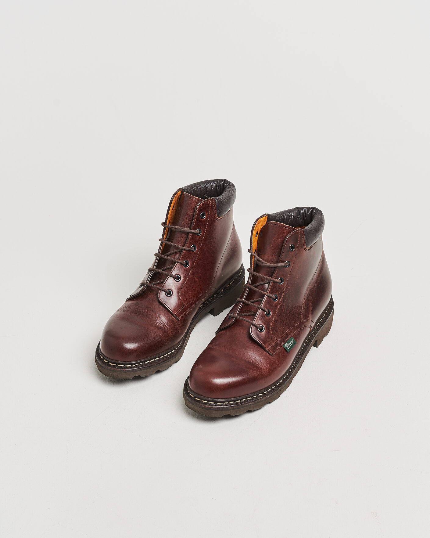 Heren | Pre-owned Goodyear genaaide schoenen | Pre-owned | Paraboot Bergerac Boot Ecorce UK7 - EU41