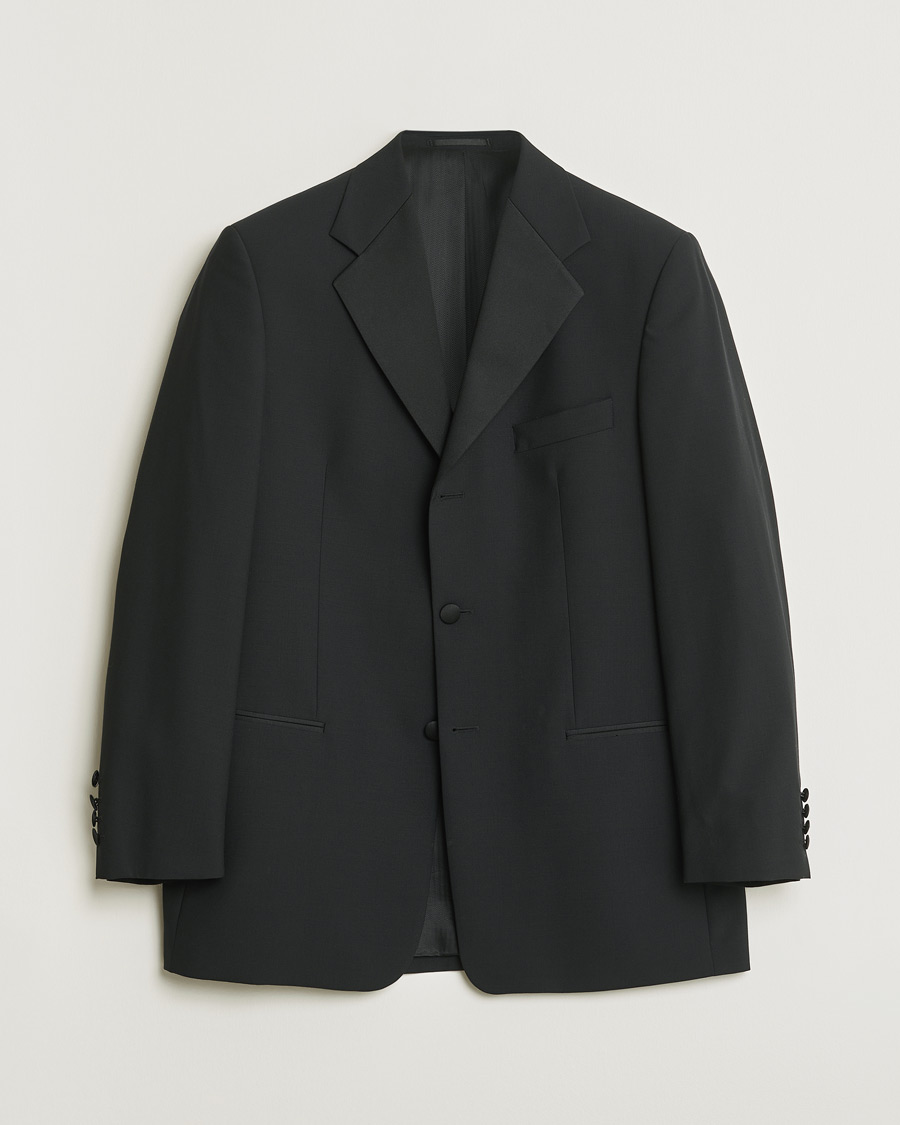 Homme | Pre-owned Blazers | Pre-owned | Oscar Jacobson Vintage Tuxedo Blazer Black 50