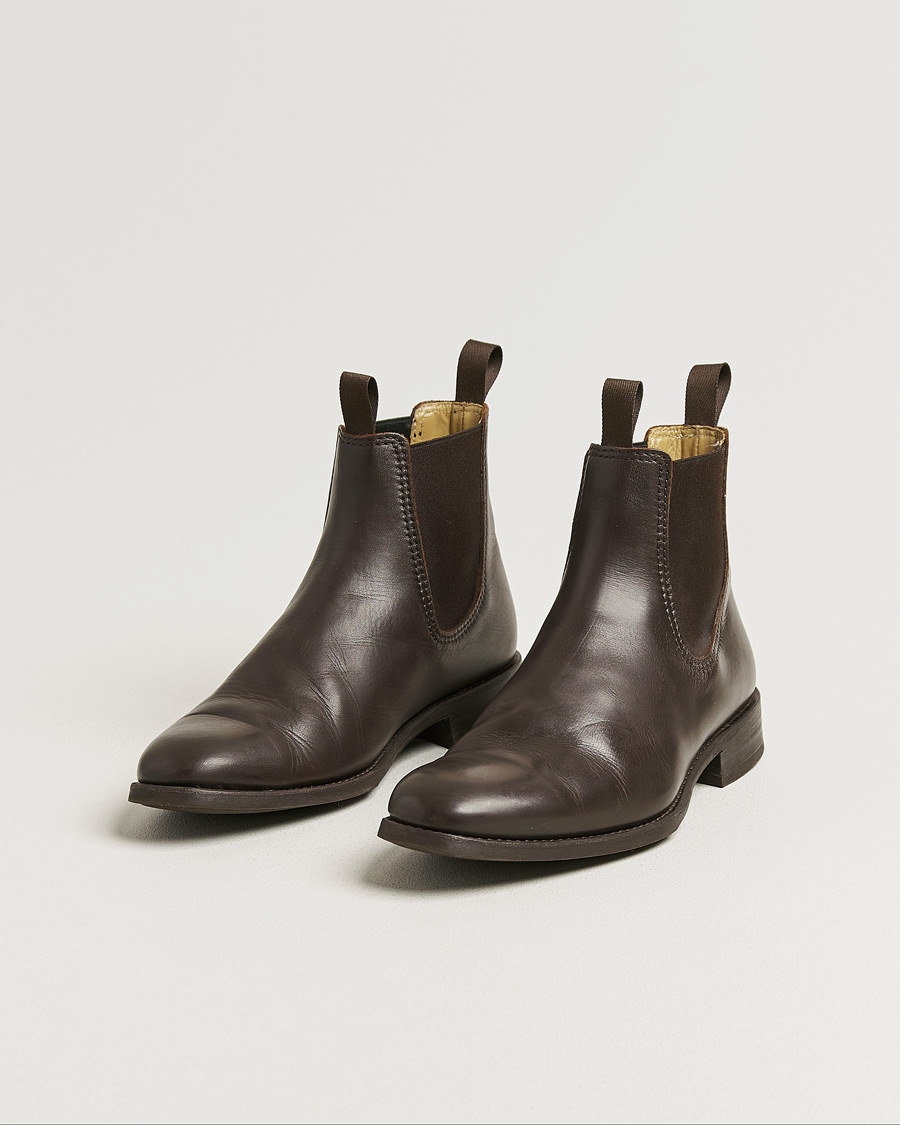Homme | Pre-owned Chaussures cousues trépointe | Pre-owned | Myrqvist Granhult Chelsea Boot Brown Calf UK9 - EU43