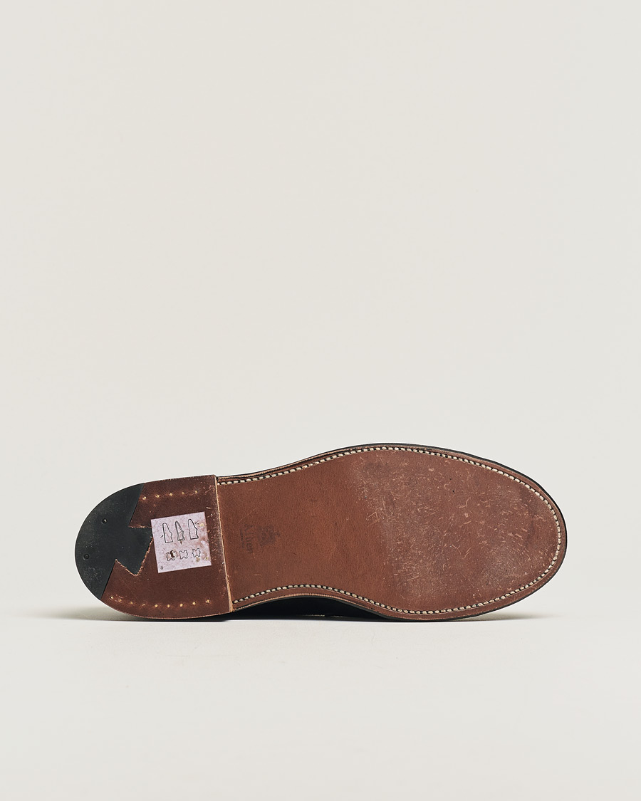 Homme | Alden 5737F Penny Loafer Black Suede US7,5 - EU41 | Pre-owned | Alden 5737F Penny Loafer Black Suede US7,5 - EU41